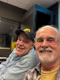 Beaker brothers band member visits studio