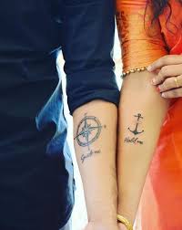 However, it still needs a lot of time to finish one intricate anchor tattoo. Compass And Anchor Couple Tattoo Meaning