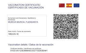 Recordá que esos certificados no vencen. Vacunas Coronavirus Asi Sera El Pasaporte Covid De La Region De Murcia La Verdad