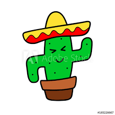 We use authentic american apparel ringer tees. Cactus Cartoon Vector Isolated Sticker Patch Badge Pin Icon Funny Dansing Cacti Color Hat Sombrero Mexico Style Modern Trendy Cool Design Hand Drown Illustration For Card Textile T Shirt Stock Vektorgrafik Adobe Stock
