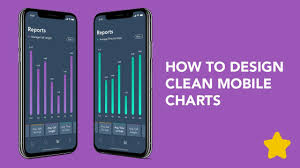 ui ux designing simple mobile app charts graphs