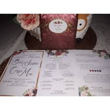 Typically used in filipino wedding invitations, this part is a list of the wedding party. Wedding Invitation Sample Only Shopee Philippines