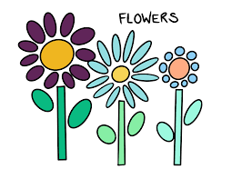 Therefore, instead of drawing the flowers in the same plain fashion, draw it in a front view. Learn How To Draw Flowers Using Basic Shapes Flower Drawing Basic Shapes Draw Flower