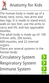 When we want to straighten our arm back out, the biceps will relax and the triceps will contract. Anatomy For Kids Amazon De Apps Fur Android
