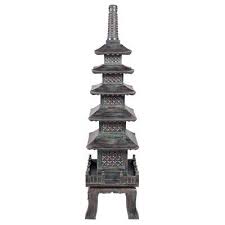 Nara Temple The Asian Pagoda Garden Art Pagoda Garden Asian Garden Design Toscano