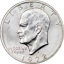 1972 S Silver 1 Ms Eisenhower Dollars Ngc