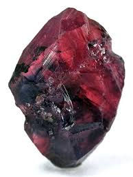 The Color In This Ruby Is The Same As My Wedding Ring I Love The Dark Pink Instead Of The Vibrant Red Mineral Stone Crystals Minerals Gemstones