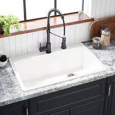 Pick between dozens of styles and options like the white fireclay farmhouse sink. 33 Totten Granite Composite Drop In Kitchen Sink White