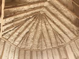 Open Cell Foam Installed On The Cathedral Ceiling No Need To Fur Down Joist To Accommodate Dated Fiber Spray Foam Fiberglass Insulation Spray Foam Insulation