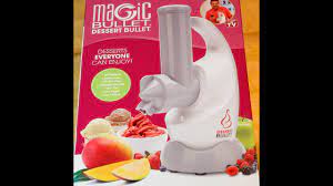 The dessert bullet makes frosty desserts and treats that have all the flavor without the unhealthy processed ingredients and without the calories. Unboxing The Magic Bullet Dessert Bullet Youtube