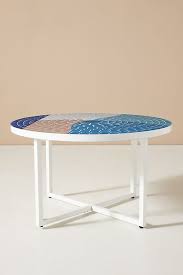 Mosaic size butterfly table bench small patio round printed glass table. Alessi Mosaic Indoor Outdoor Coffee Table Anthropologie