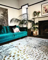 Leopard Gold Wendy Morrison Design Teal Sofa Living Room Teal Couch Living Room Teal Living Rooms