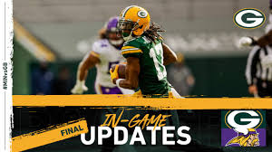 Two super bowl contenders, each led by an nfl mvp candidate, will go head to head on sunday night football in week 16 when the packers face the titans at snowy lambeau field. Vikings Beat Packers 28 22
