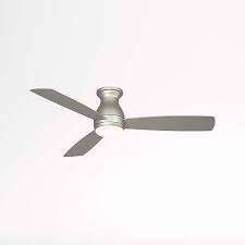 Some stainless steel ceiling fans with light have playful retro styles, while others are more modern. Indoor Outdoor Ceiling Fans Fanimation Crate And Barrel