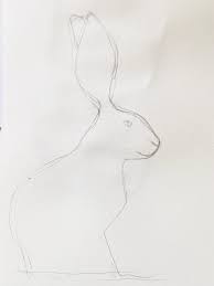 Aquarell Osterkarte Der Freundliche Hase Creative Club