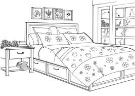 Bedroom Coloring Pages