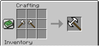 And you may also find an axe in adventure chests. How To Make A Double Sided Axe In Minecraft Phoenixsc