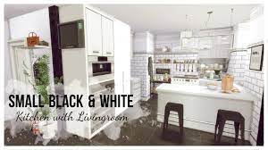 I tried adding slots to the mesh, but there were some. Sims 4 Small Black White Kitchen With Livingroom Room Mods For Download Youtube