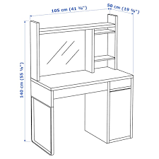 It was time for me to get a new desk for my computer and i ended up finding a simple, good looking one at ikea. Micke Desk White Ikea