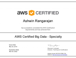 My Path To Aws Certified Big Data Specialty Ashwin Cloud