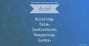 The hidden meaning of the name Aciel | Namious