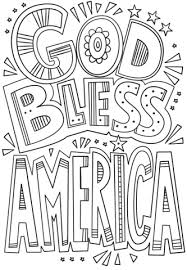 ** *this product is also included in my huge coloring pages all year long bundle! God Bless America Doodle Coloring Page Flag Coloring Pages July Colors Fourth Of July Crafts For Kids