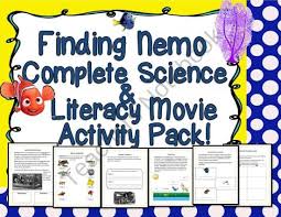 Finding Nemo Complete Movie Activity Pack Science And Literacy Science Literacy Science Literacy Activities Family Literacy Night
