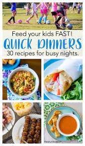 Once a week or twice a month, not more. 30 Quick Dinners For Busy Nights Peanut Blossom
