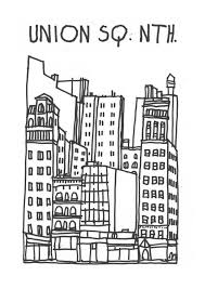 All The Buildings In New York Feel Desain Your Daily Dose Of Creativity New York Illustration New York Art Square Sketchbook