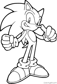 Sonic the hedgehog (1992) in 1992, shogakukan's shogaku yonensei published the eponymous sonic the hedgehog manga. Sonic The Hedgehog Coloring Pages Coloringall