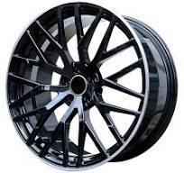 Lightweight T6061 19 Inch 5x112 in Stock Wheel Hub Glossy Black Machine Lip  High Pressure Forging Rims for Audi S3 8v A4 B8.5