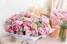 Flower bouquet vase have features and prices that will help you serve your personal or business needs while keeping within a budget. Close Up Beautiful Luxury Bouquet Of Mixed Flowers In Glass Vases Stock Photo Picture And Royalty Free Image Image 95956861