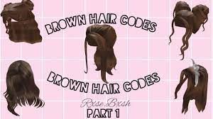 Sunflxowergirl aesthetic hats, hair and face accessory code for bloxburg and more part 2(iirees) cute pajama codes for girls :3 roblox pants and shirt codes for games / clothes ids brown/blonde hair codes for bloxburg part 2! Brown Hair Codes For Bloxburg Part 1 Youtube