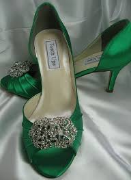 Wedding Shoes Emerald Green Bridal Shoes Vintage Brooch Emerald Green Wedding Shoes Wedding Shoes Vintage Bridesmaid Shoes