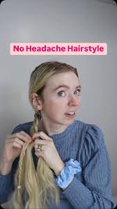 so cute and easy! , ., ., ., #noheadachehair #noheadachehairstyle  #braidedhairstyle #easyhairstyles