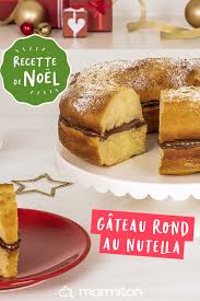 Gateau Rond De Noel Au Nutella Recette En 2020 Recette Facile Gateau Au Nutella Et Recette