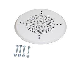 Ceiling wall mount enclosed speaker 300 watt stereo inwall inceiling flush mounted sound speaker system w dual 525 long throw woofers 1 tweeter 8 ohm impedance pdiwcs56 white. 7 Ceiling Or Wall Metal Speaker Grill Flush Mount White Finish Scg 7
