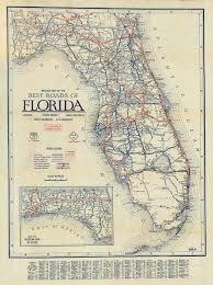 Florida Memory Clasons Guide Map Of Florida C 1927