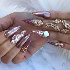Purple Reign By Our Senior Stylist Bree Products Supplied By Nails By Annabel M Kiara Sky Nw Top Acrylic Nails Stiletto Stiletto Nails Designs Luxury Nails