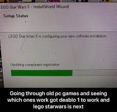 I am attempting to download a program using installshield wizard exe. Ego Star Wars Il Installshield Wizard Setup Status Lego Star Ware Il Is Configuring Your New