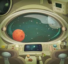 Spaceship Interior Spaceship Interior Spaceship Illustration Interior Murals