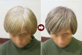 グレイヘアカラー明るい白髪染めアッシュ系 グレイヘア 白髪染め カラフルヘア