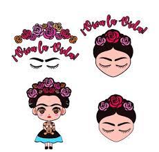 Frida Kahlo Svg Bundle Png Pdf Vector Clipart Vinyl Etsy In 2021 Frida Kahlo Svg Clip Art