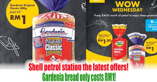 Gardenia's delicia flavoured bread series are among products that will cost more starting tomorrow. Shell Petrol Station The Latest Offers Gardenia Bread Only Costs Rm1 Everydayonsales Com News