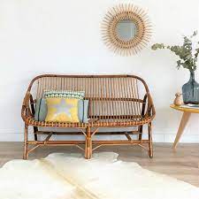 6 or 12 month special financing available. Mid Century Rattan Bench Seat Rattan Sofa Mid Century Modern Rattan Bench Vintage Rattan Sofa Model Suzanne Wicker Sofa Wooden Sofa Set Rattan Bench