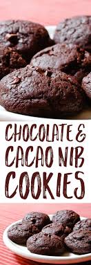 Biscuits Chocolat Et Feves De Cacao Soft And Cakey And Thrice Chocolate Flavored From The Velv Cacao Nibs Recipes Cookie Recipes Christmas Recipes Appetizers