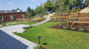 It is not uncommon for rails to split unevenly, meaning that some or thicker if your fence will completely enclose an area, it is easy to tie the beginning in with the end. New Healing Garden Completed At Northwestern Medical Center Di Stefano Landscaping