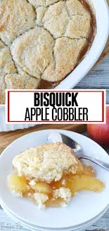 Using Only Five Ingredients And Three Easy Steps You Can Have A Traditional Authentic Dess In 2020 Apple Cobbler Recipe Bisquick Apple Cobbler Recipe Cobbler Recipes