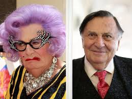 Dame Edna pays tribute to 'would-be comedian' Barry Humphries in  self-penned obituary
