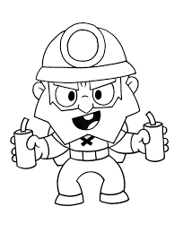 Daily meta of the best recommended global brawl stars meta. Colouring Page Dynamike Brawl Stars Coloringpage Ca